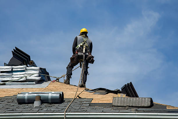 Professional Roof Replacement technician working in Hampton, MN